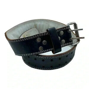 Golds Gym padded leather weight lifting belt 33-43